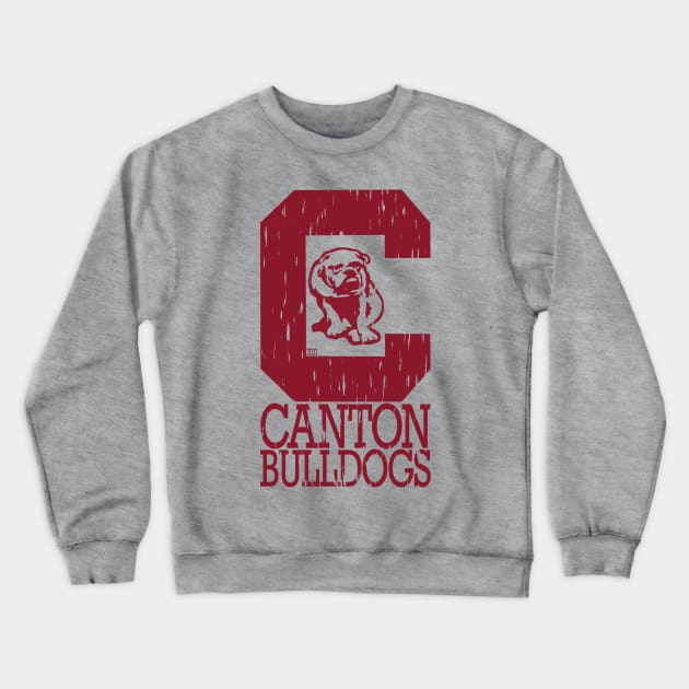 Vintage Canton Bulldogs Crewneck Sweatshirt by 7071